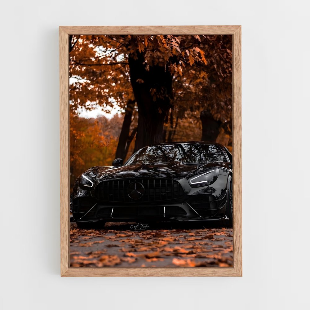 Poster magnifique Amg gt s – affiche Mercedes (vue 4)
